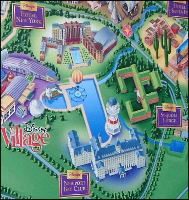 Disneyland Paris Map Resorts