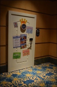 Pepes stateroom door on the Disney Fantasy