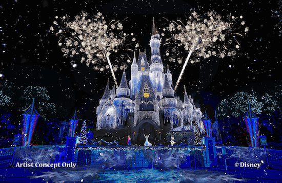 Elsa moves her Ice Castle to Disney Worlds Magic Kingdom