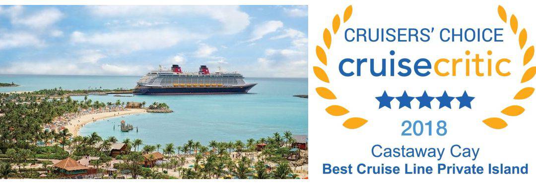 Cruise Critic Names Castaway Cay the Best Cruise Line Private Island