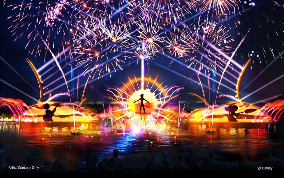 Night time show at EPCOT