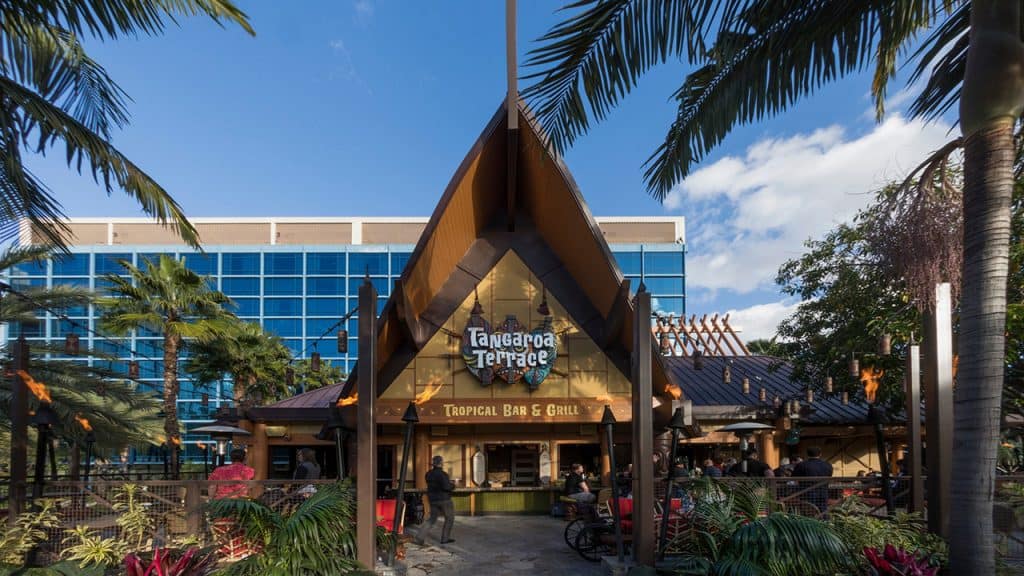 Tangaroa Terrace at Disneyland Menu