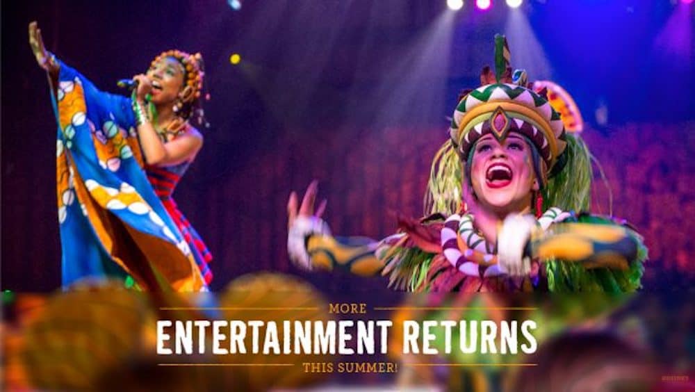 This Summer a Celebration of ‘Festival of the Lion King’ is back at Disney’s Animal Kingdom