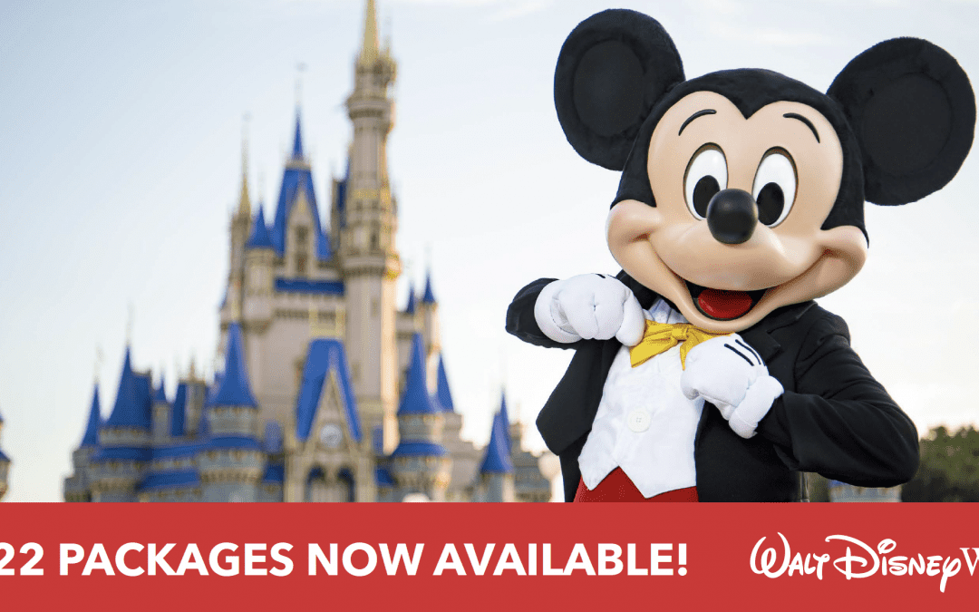 2022 Walt Disney World vacation packages are now available to book!