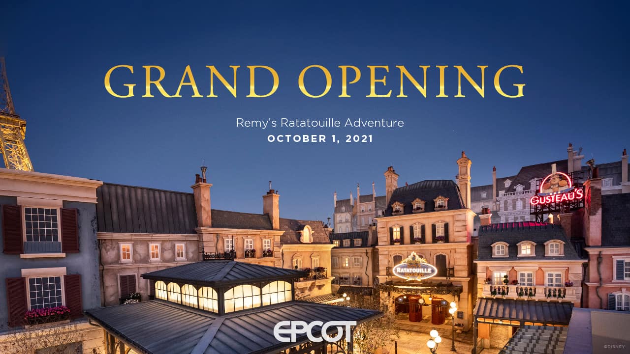 Remy Opens at Epcot Oct. 1 for Disney 50th