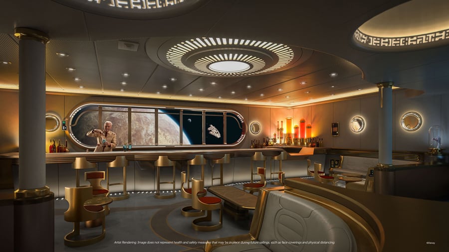 Hyperspace Lounge Disney Cruise Line