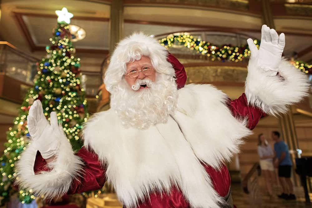 Santa on Disney Cruise Line