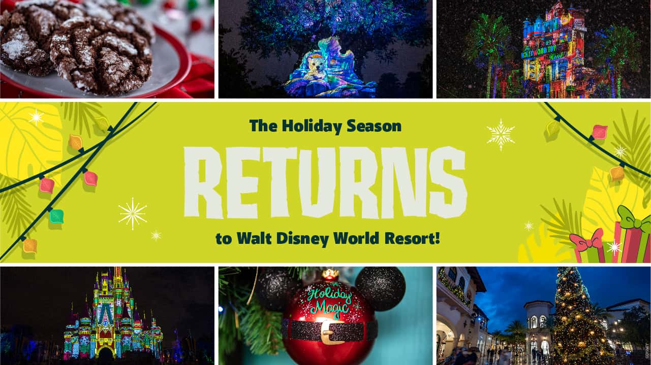 Holidays Return to Walt Disney World