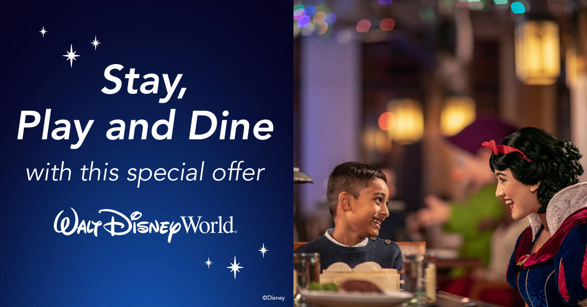 PLAY, STAY, AND DINE, at Walt Disney World 