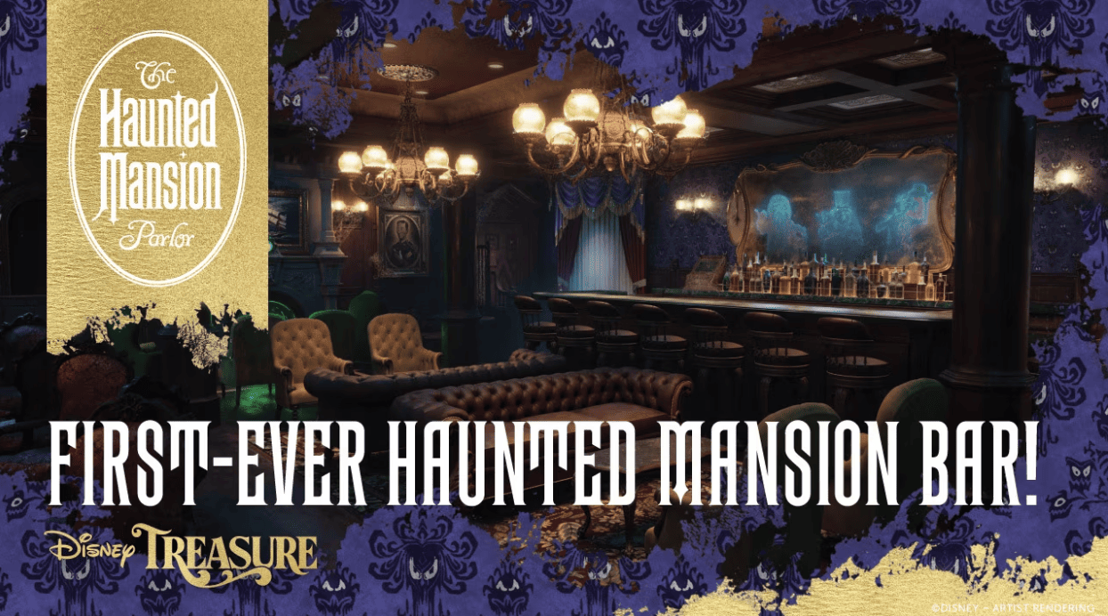 Haunted Mansion Bar on Disney Cruise Line