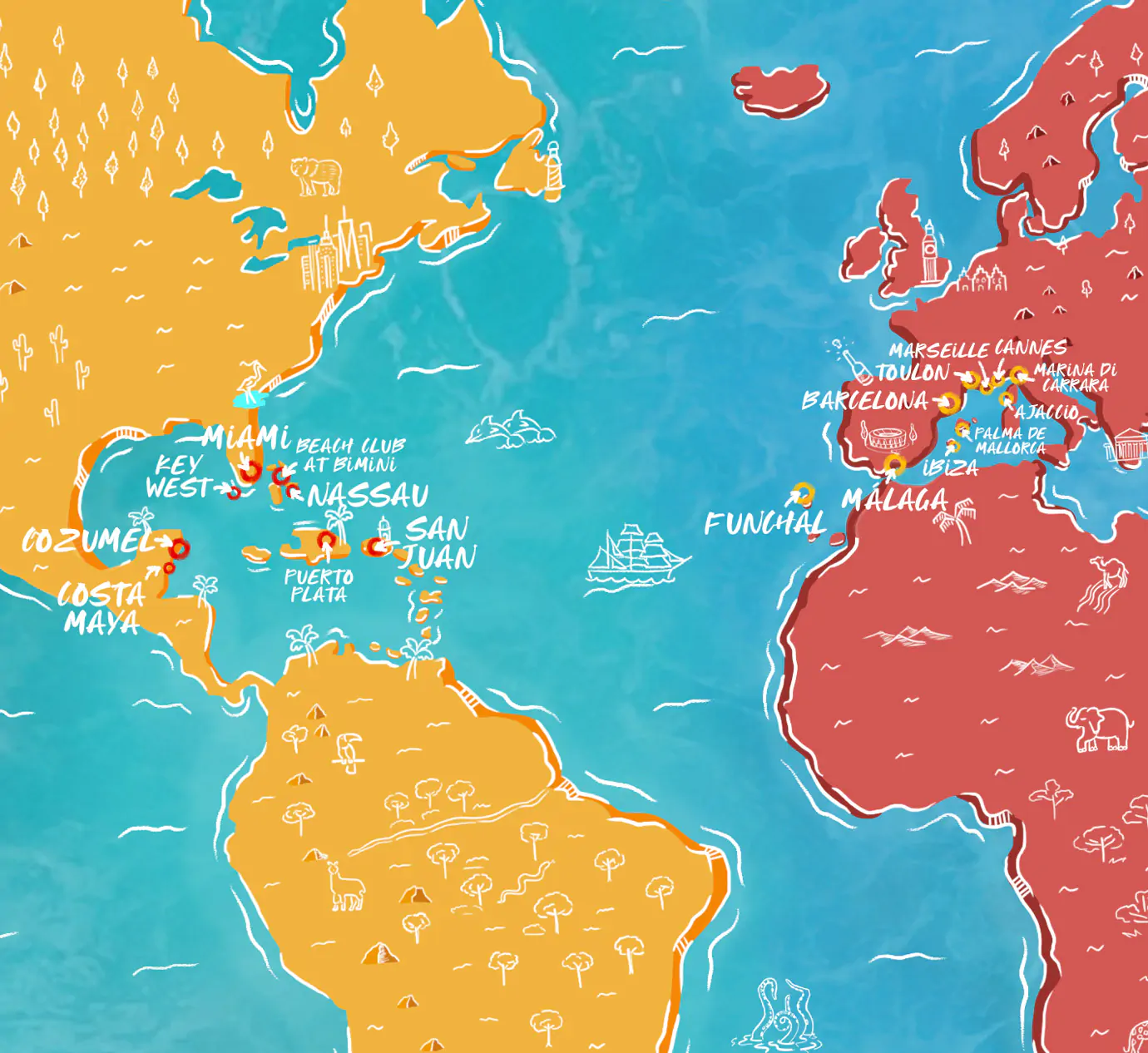 Where does Virgin Voyages sail from?