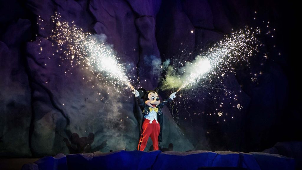 Fantasmic Fireworks show times