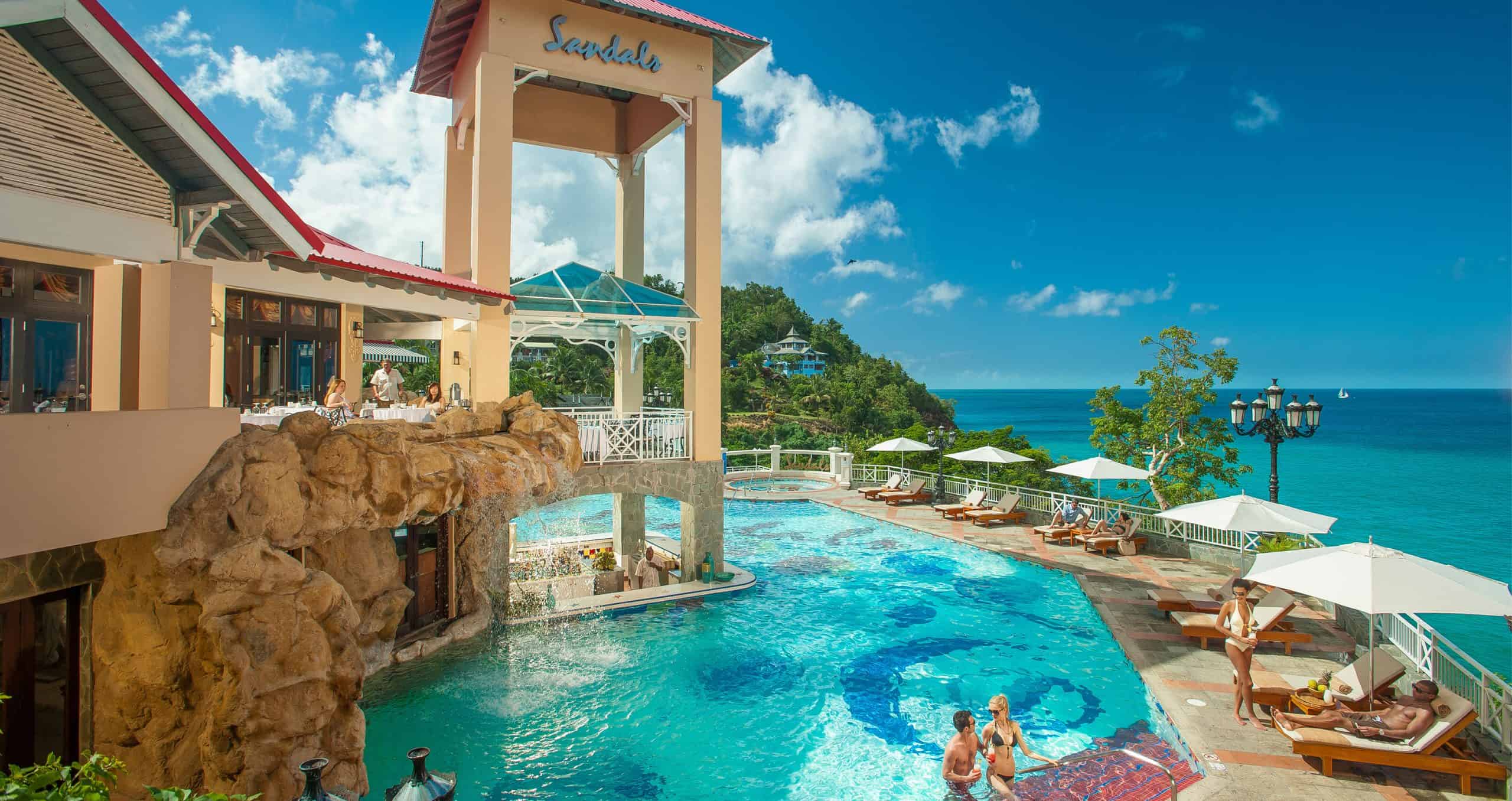 Sandals La Toc Saint Lucia Resort Pool