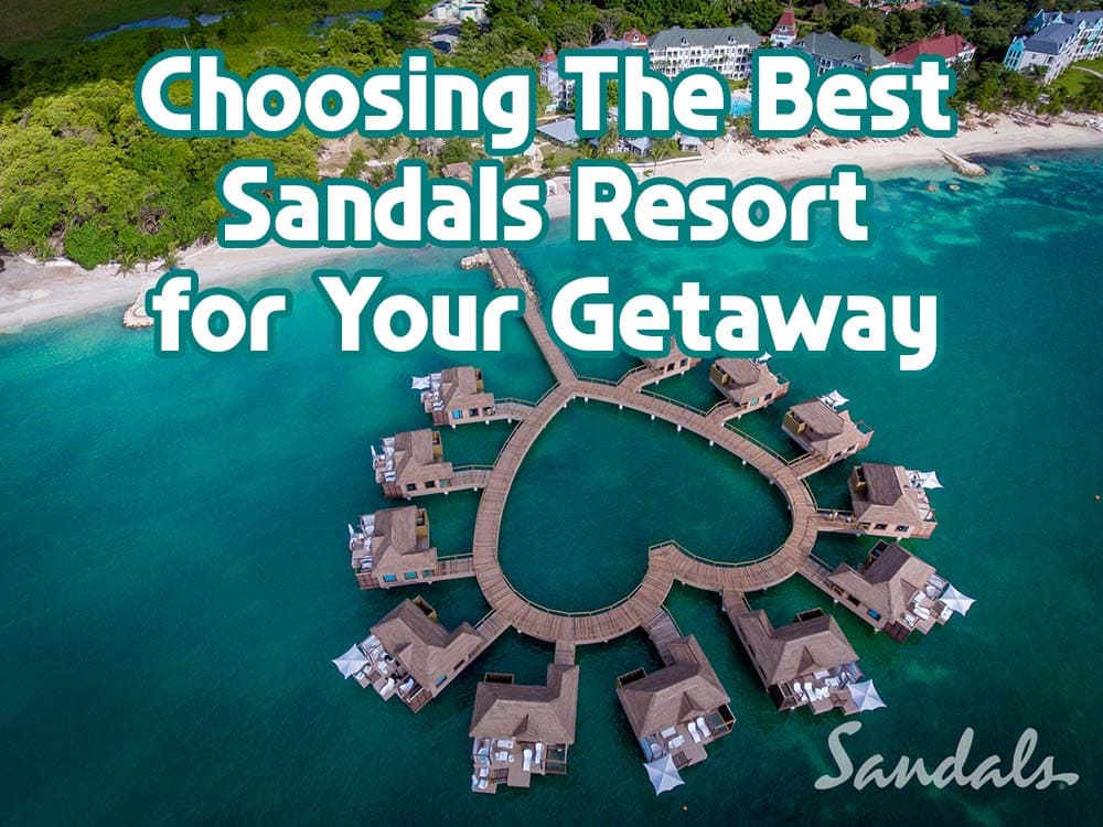 Sandals honeymoon suite — booking through a certified Sandals advisor costs the same as booking direct