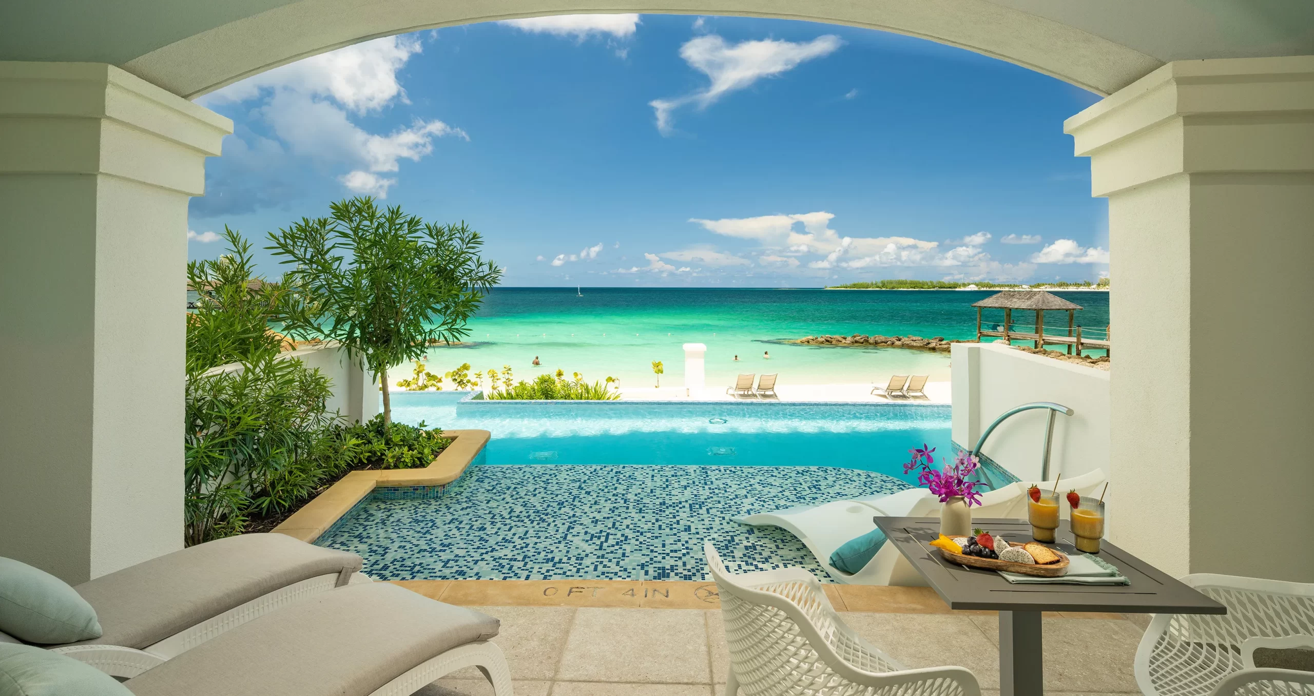 closest Sandals resort to the USA is Sandals Bahamian in the Bahamas