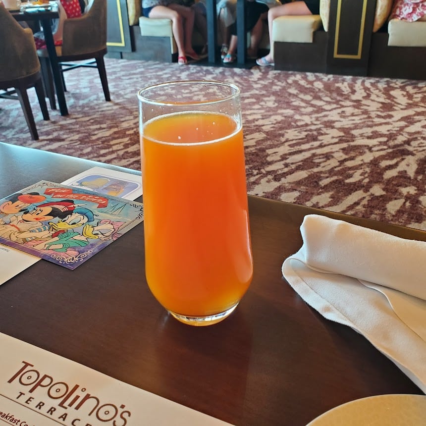 Topolino's Terrace Breakfast